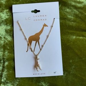 Gold LC Giraffe Necklace